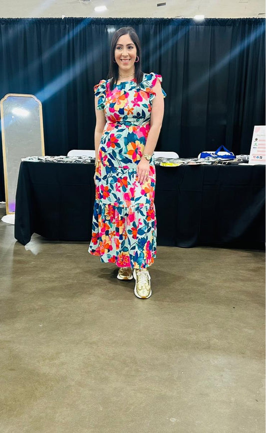 “France” Flower Dress