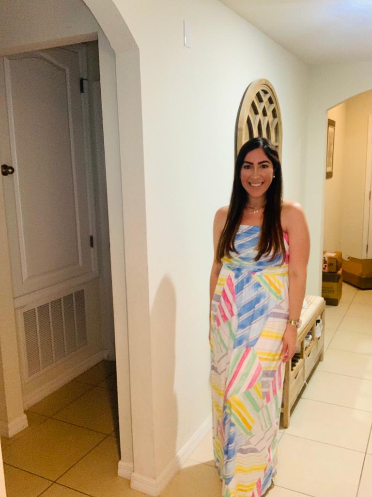 Jessy Colors- Maxi Dress