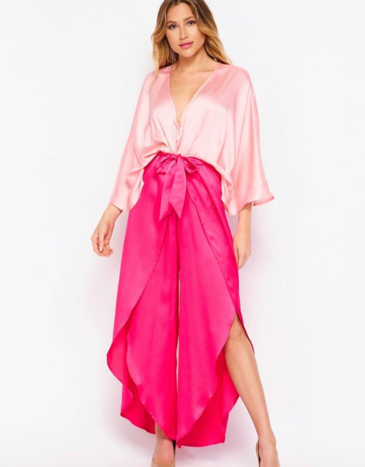 “Daniela” Satin Jumpsuit