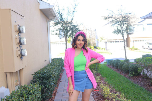 “Barbie” Pink Blazer